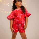 CONJUNTO GIRASSOL COLORIDO - LAÇO DE AMOR