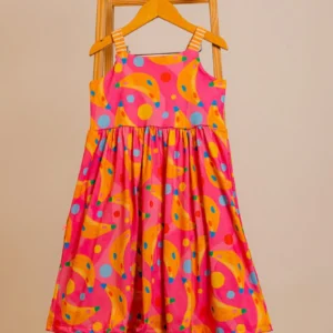 VESTIDO BRINCADEIRA - BANANA COLORE ROSA