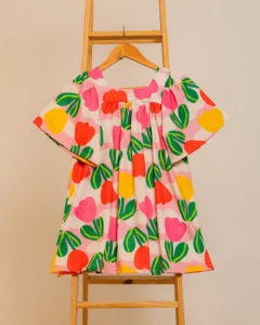 VESTIDO POLY - CÉU DE TULIPAS